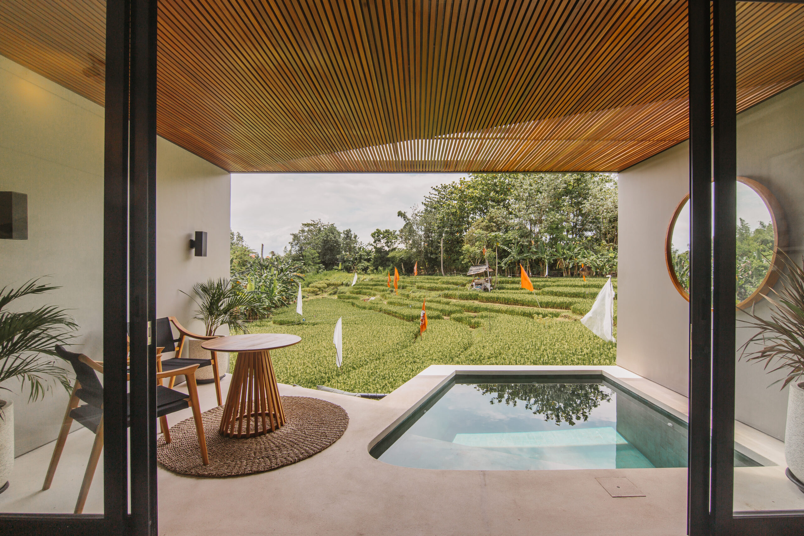 88 East — pool and garden