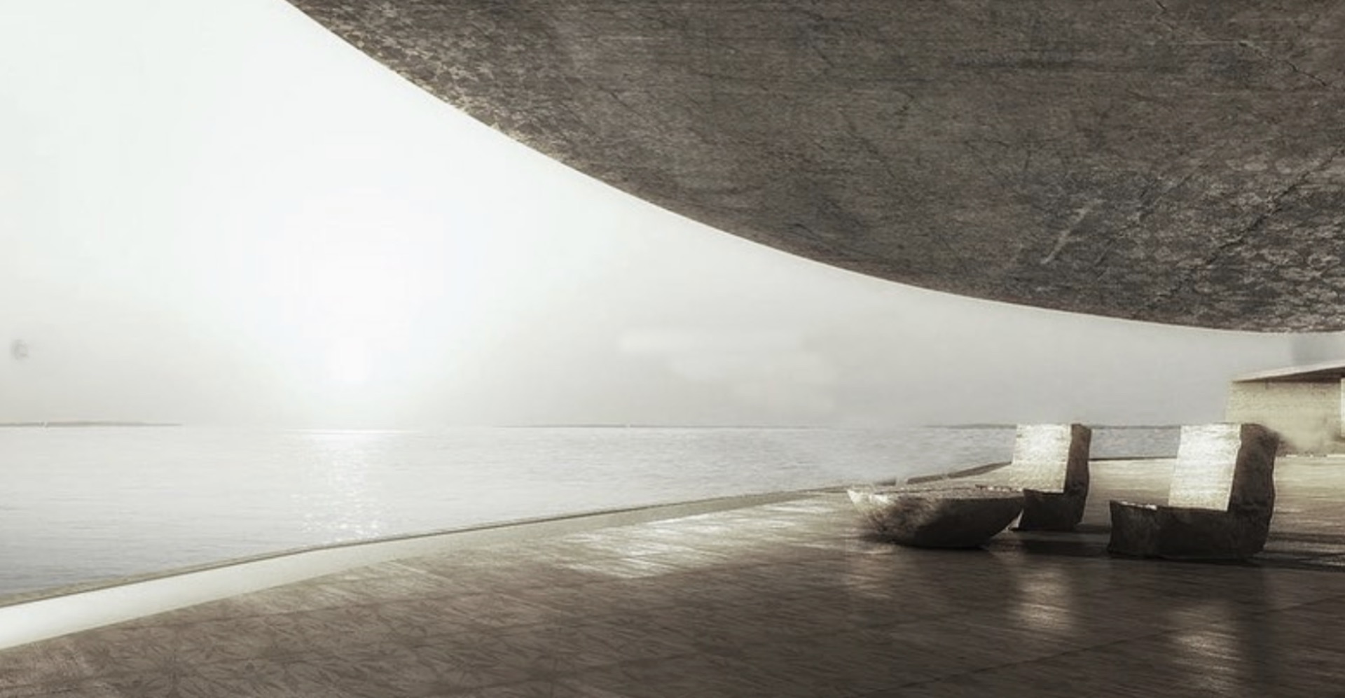 Tiba Beachclub — pool deck