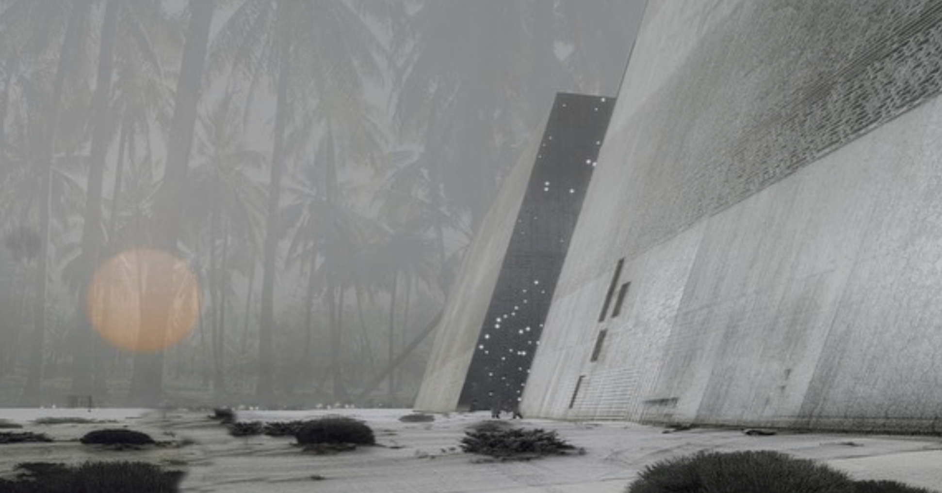 Tiba Beachclub — infinity pool merging with the ocean