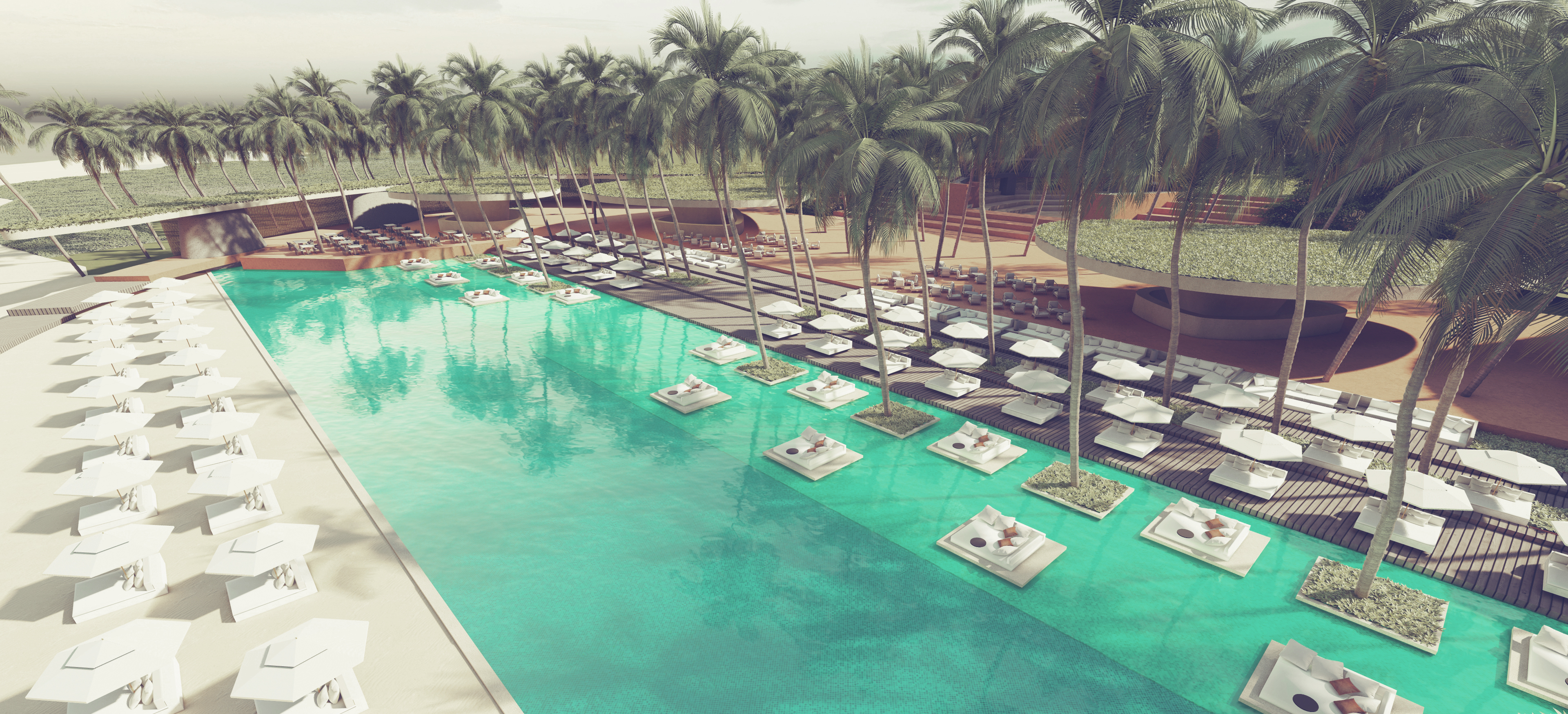 Tiba Beachclub — ocean panorama