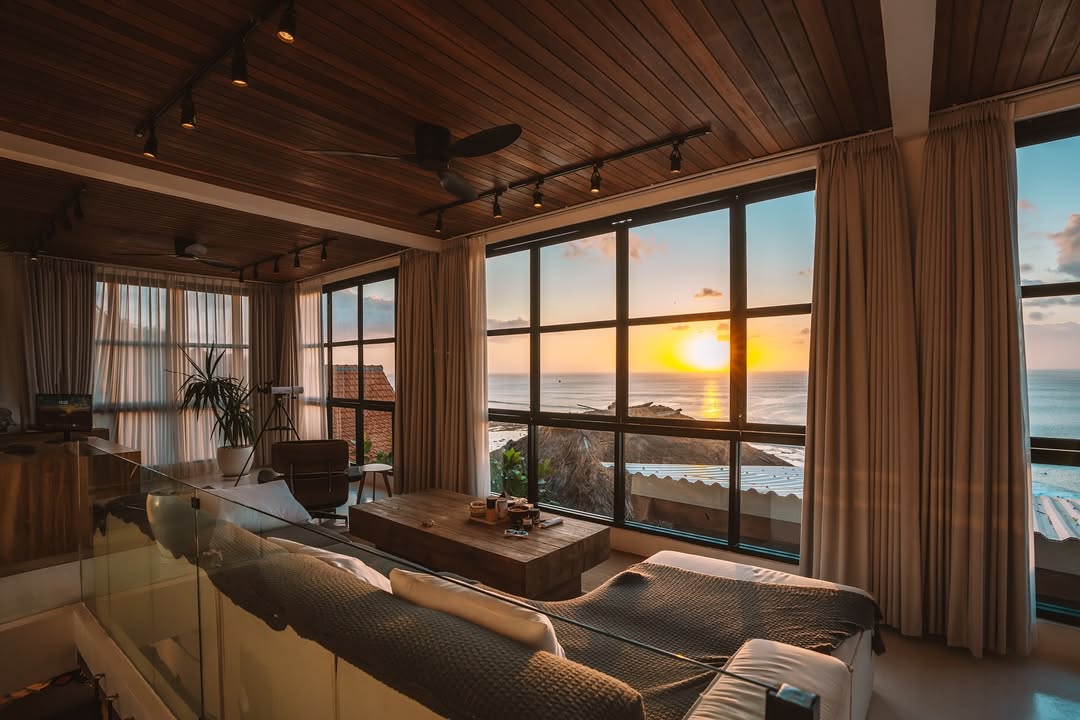 Casa Tiba — sunset view