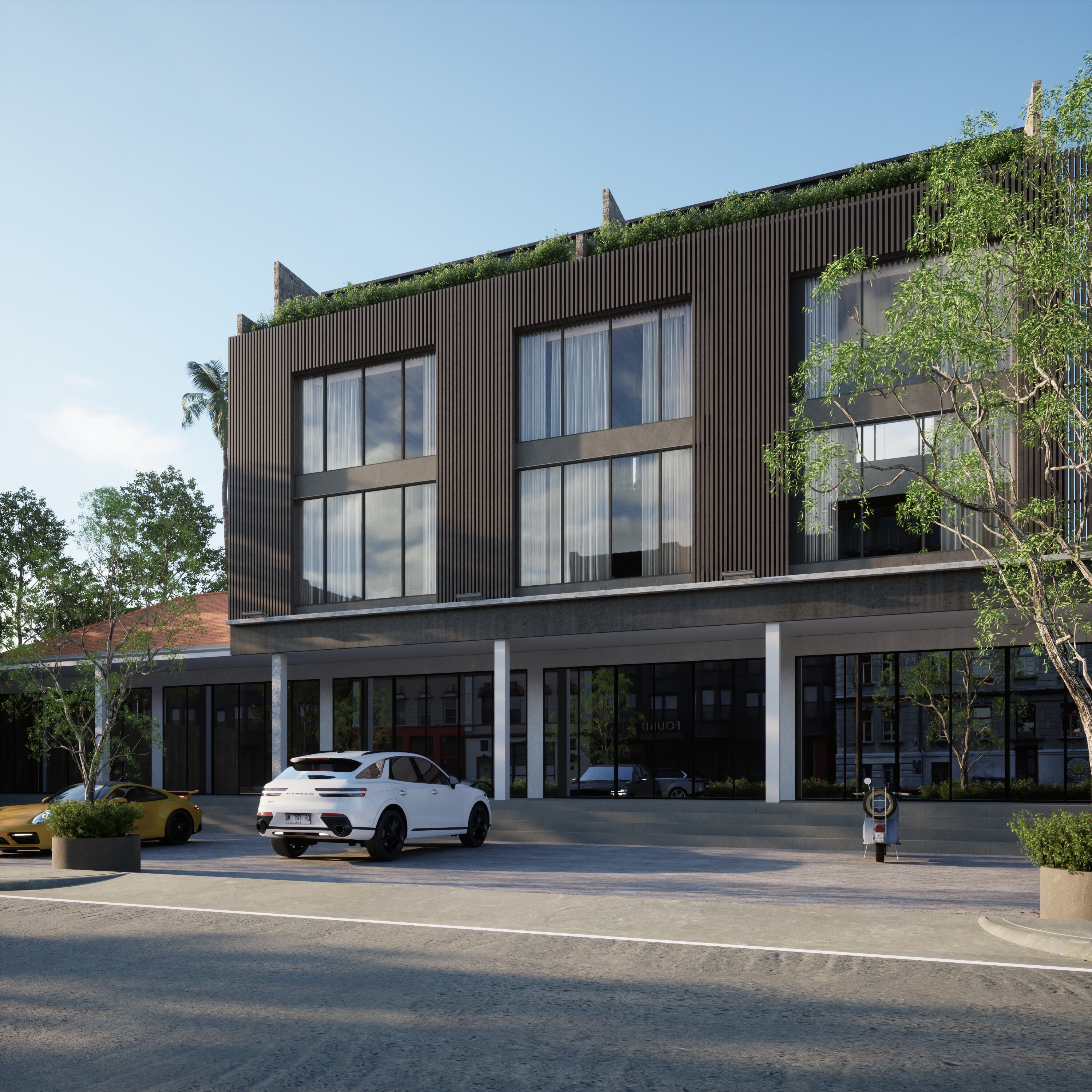 Tiba Lofts — exterior facade