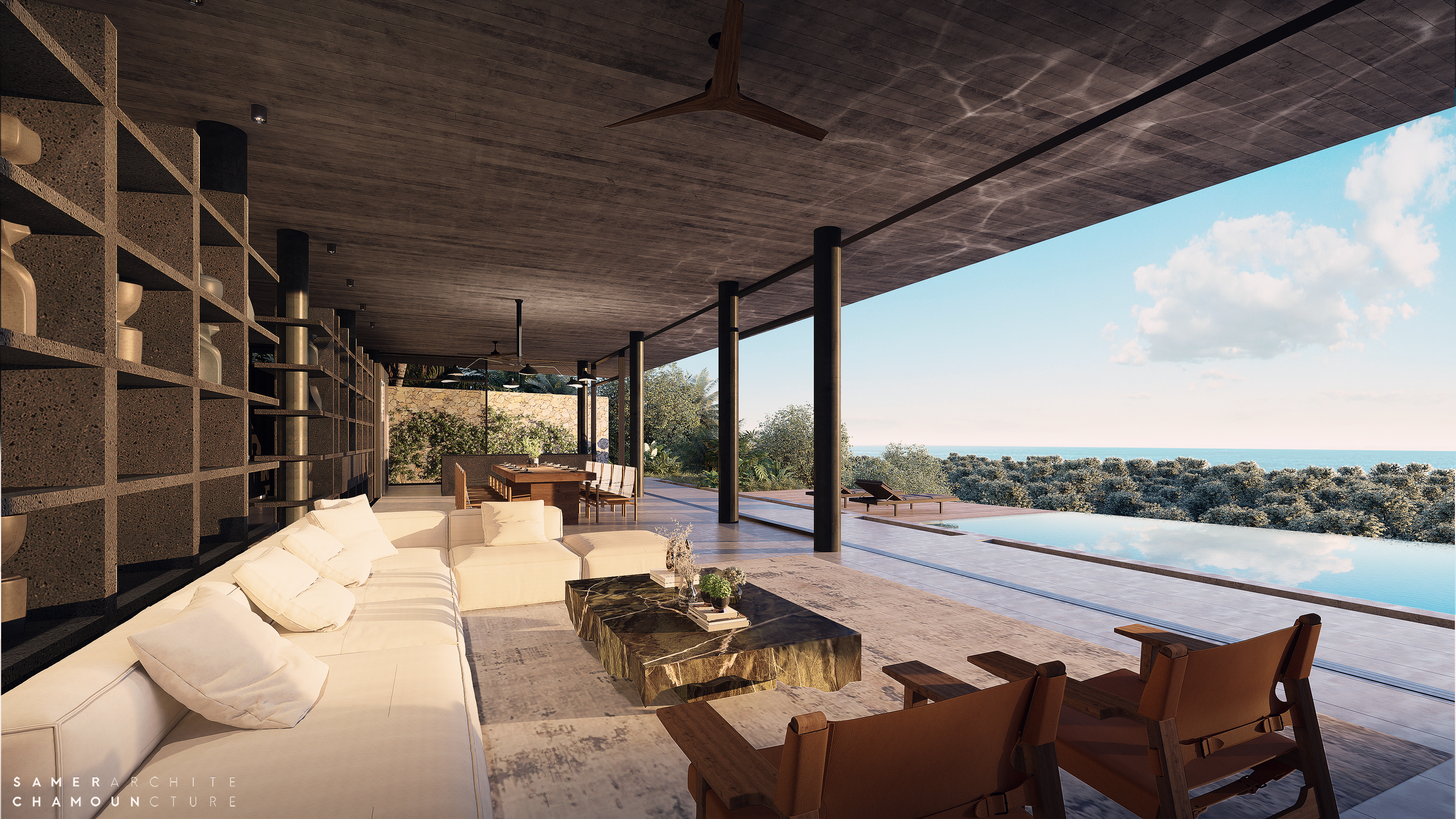 Tiba Hills — architectural detail