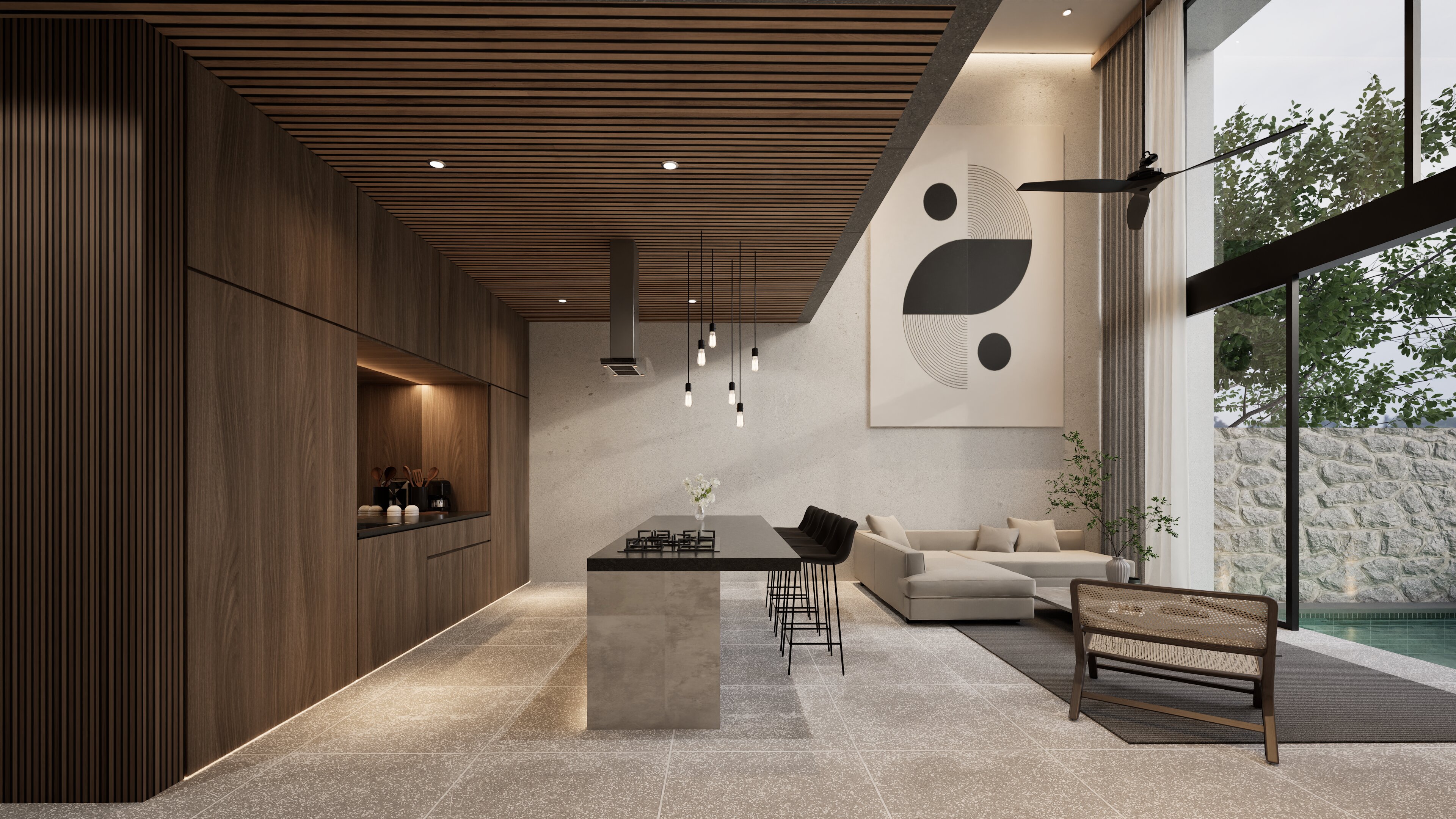 Tiba Townhouse — exterior facade