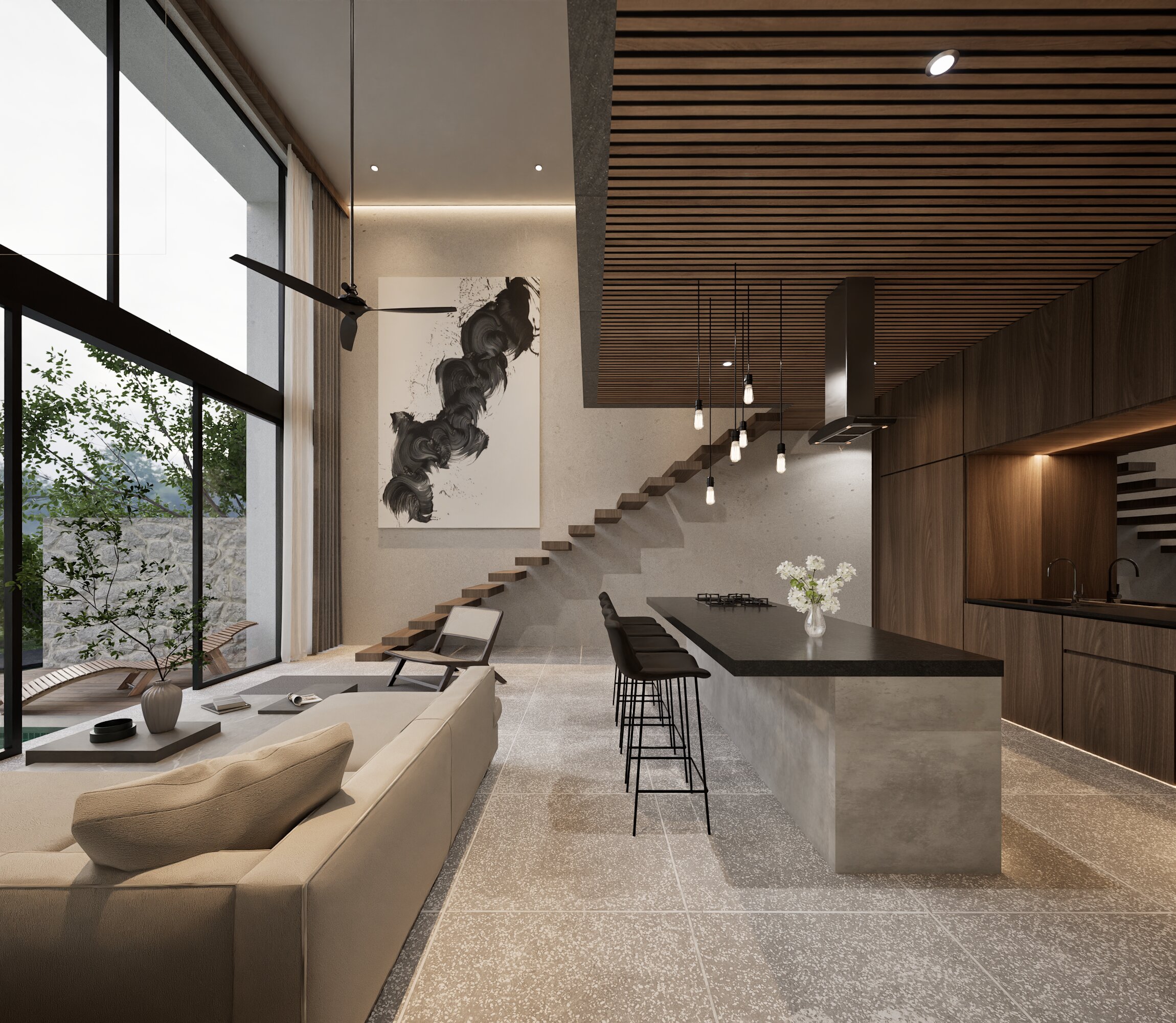 Tiba Townhouse — rooftop outlook