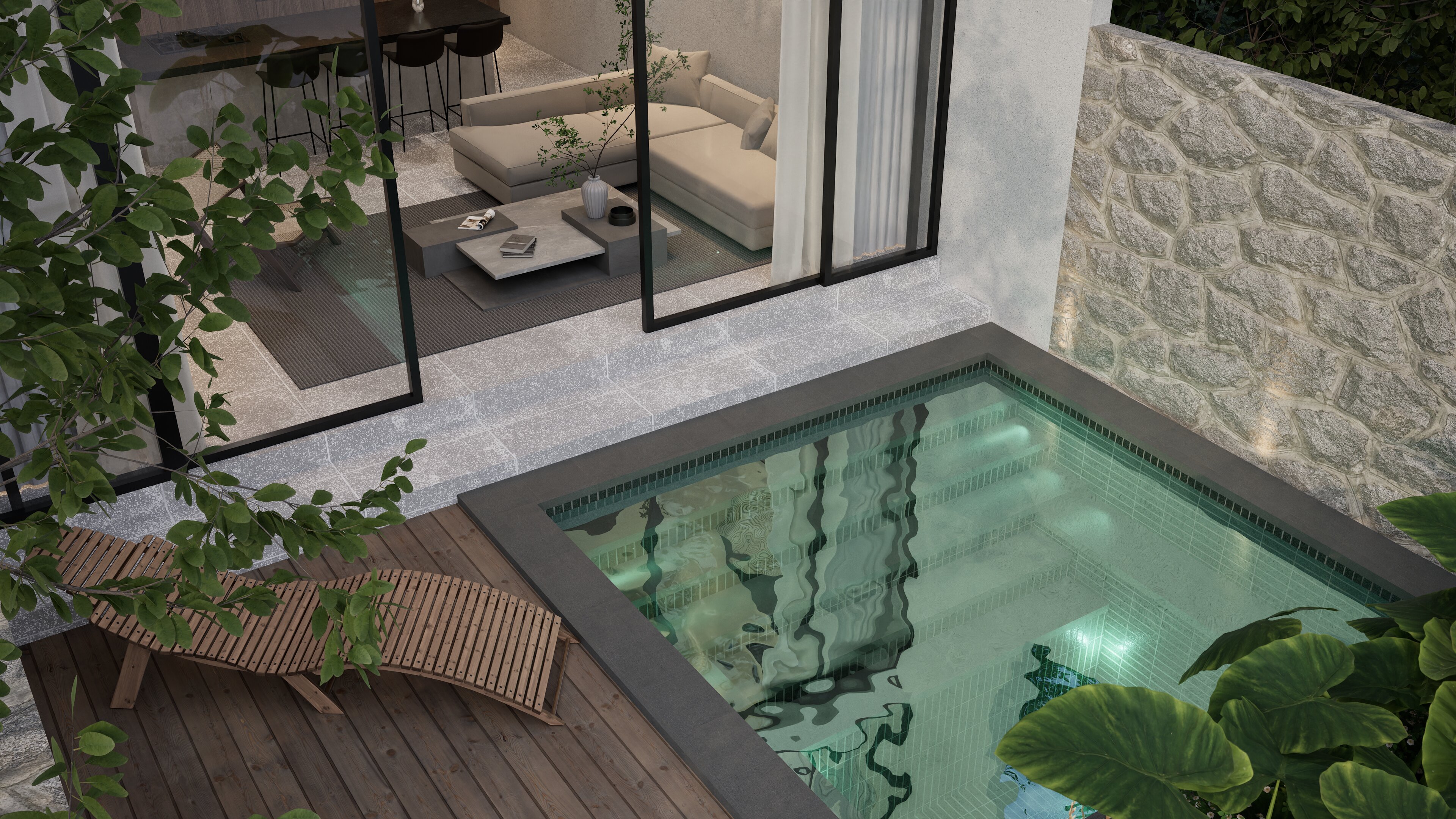 Tiba Townhouse — communal garden